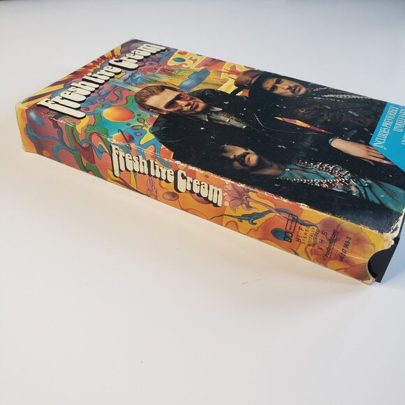 Fresh Live Cream Vintage VHS Music Film Movie 1993 Castle Communications POLYGON - Picture 5 of 9